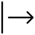 Arrow Right From Line SVG Icon